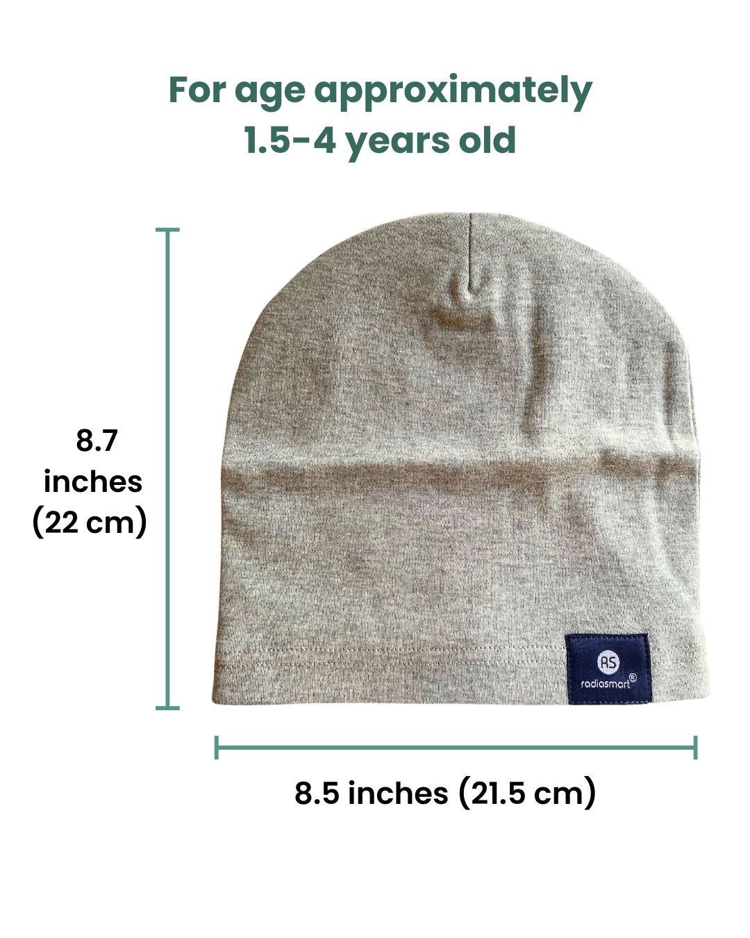 Protect your little one with the Radia Smart® Baby Hat Beanie, designed for ages 0–4 with three size options: Newborn, Baby, and Toddler. Made with silver-lined Faraday fabric, it offers EMF and RF blocking to reduce exposure to wireless radiation. Soft, breathable, and gentle on delicate skin, this beanie supports wellness and comfort for growing children. Ideal for everyday wear, it provides peace of mind with stylish, effective protection.